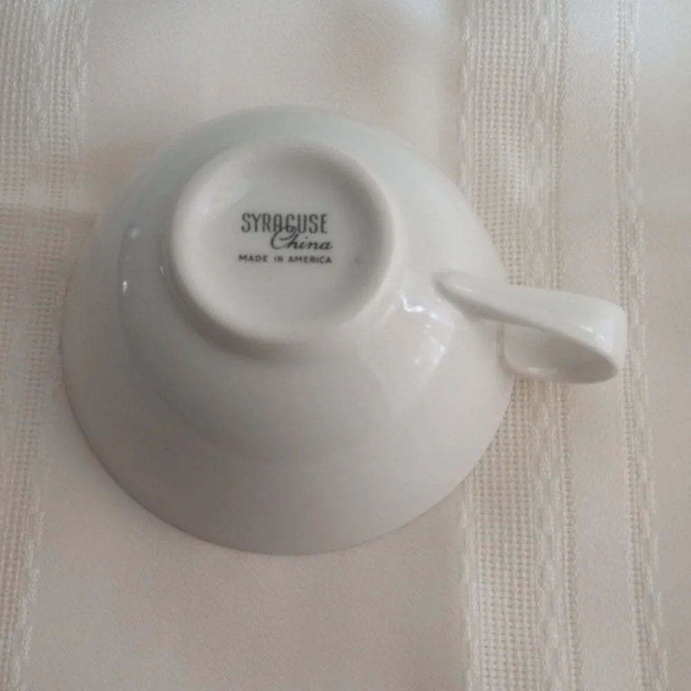 Vintage Bundle 9 Bridal Rose Syracuse Tea Coffee Cups & Saucers Fine China USA